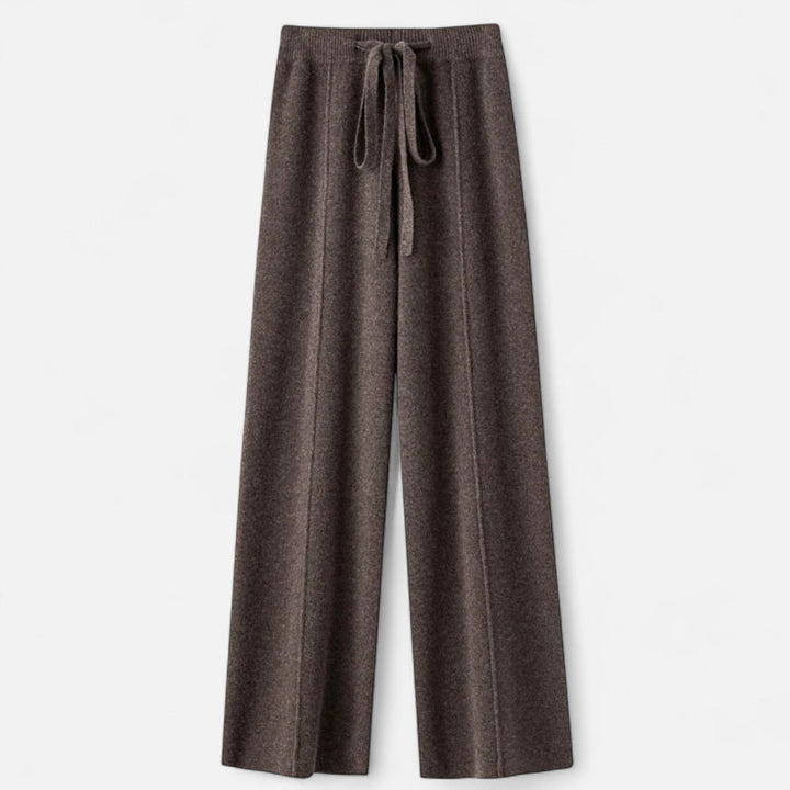 Valeska | Weit geschnittene Strickhose aus Wolle