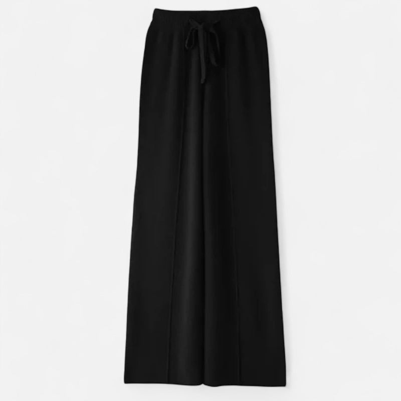 Valeska | Weit geschnittene Strickhose aus Wolle
