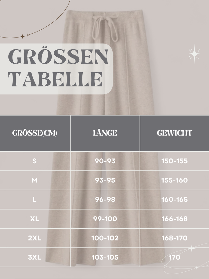 Valeska | Weit geschnittene Strickhose aus Wolle