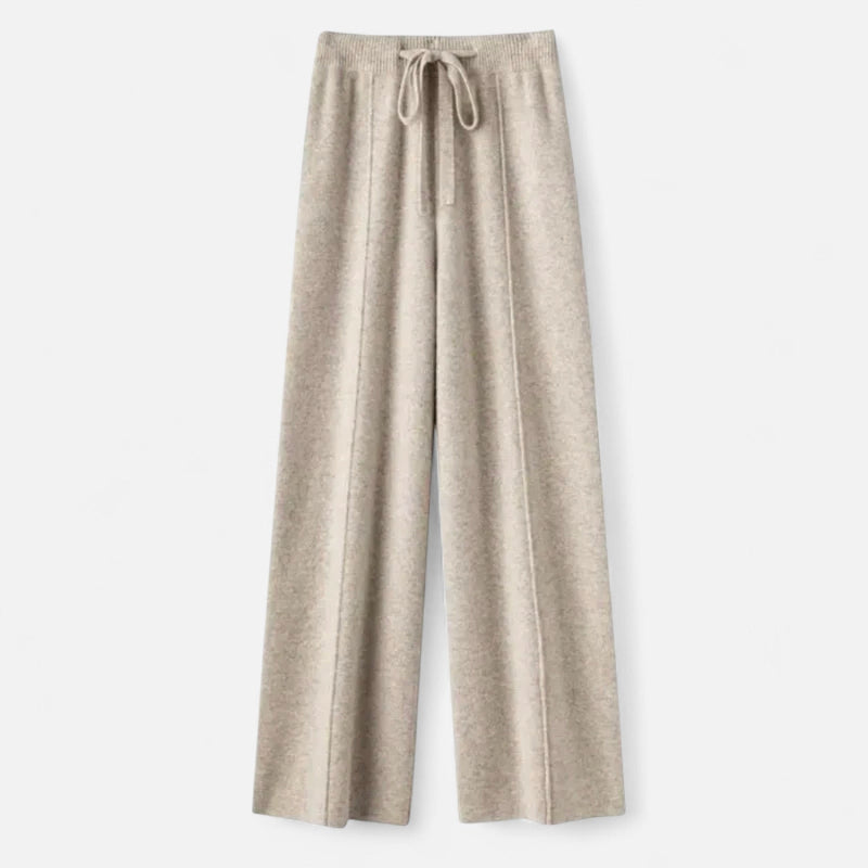 Valeska | Weit geschnittene Strickhose aus Wolle