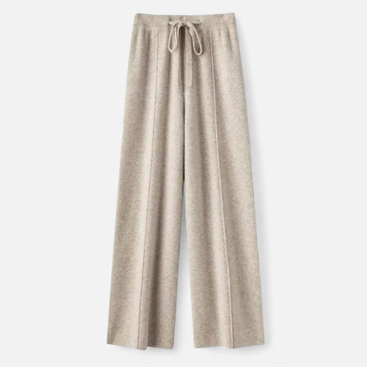 Valeska | Weit geschnittene Strickhose aus Wolle