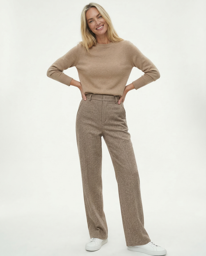 Xenia | Elegante Hose aus Wollmischung