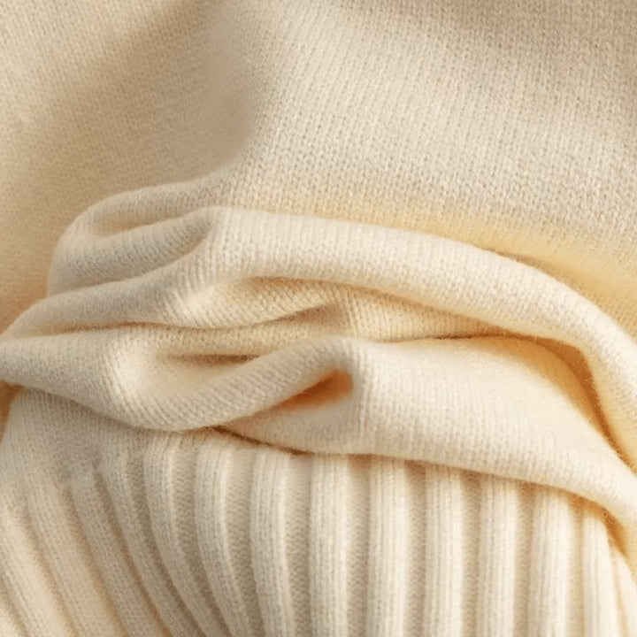Notburga | Rollkragen-Strickset mit weiter Hose