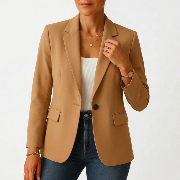 Marianne | Klassischer taillierter Einknopf-Blazer
