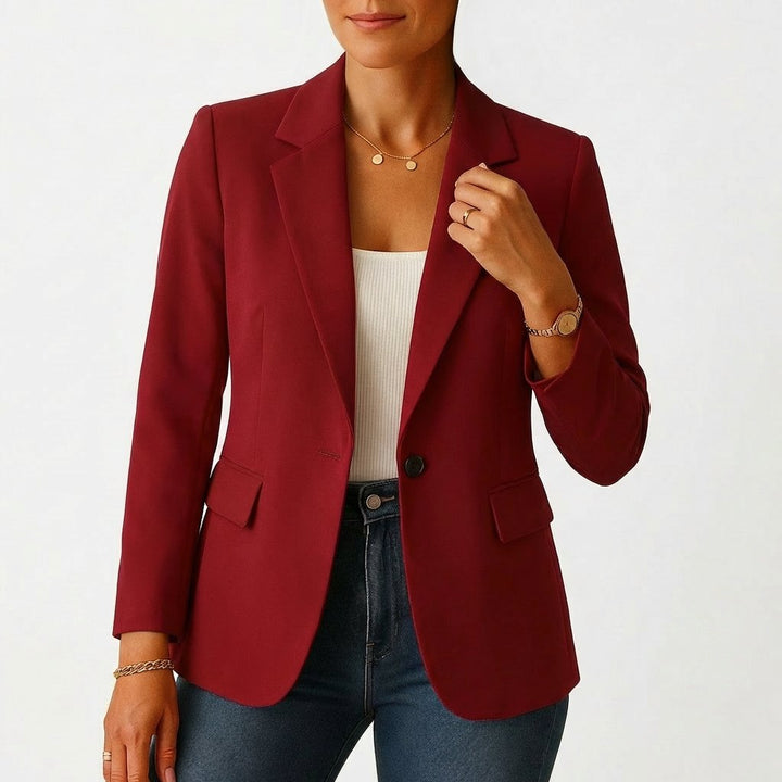 Marianne | Klassischer taillierter Einknopf-Blazer