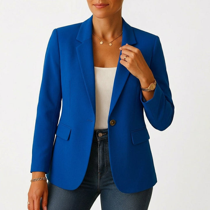 Marianne | Klassischer taillierter Einknopf-Blazer