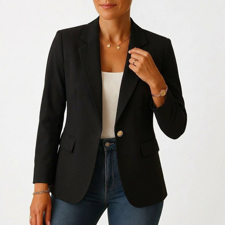 Marianne | Klassischer taillierter Einknopf-Blazer