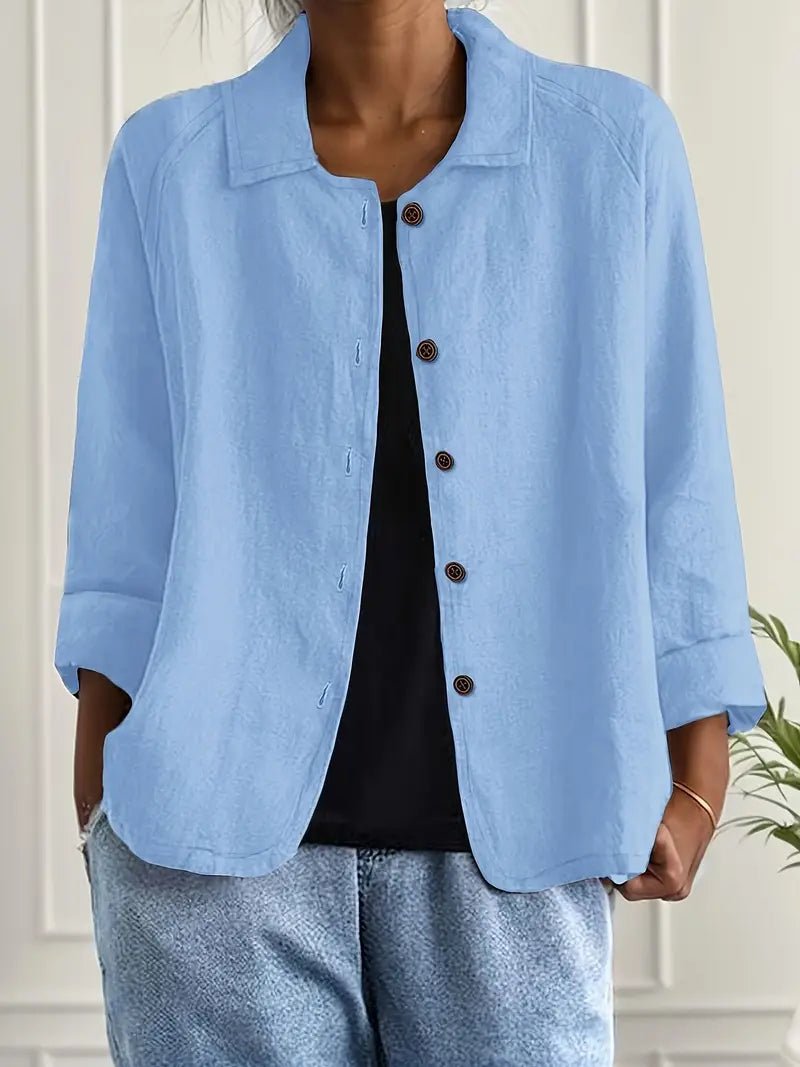 Mathilda | Entspannter Langarm-Blazer mit Knopfleiste