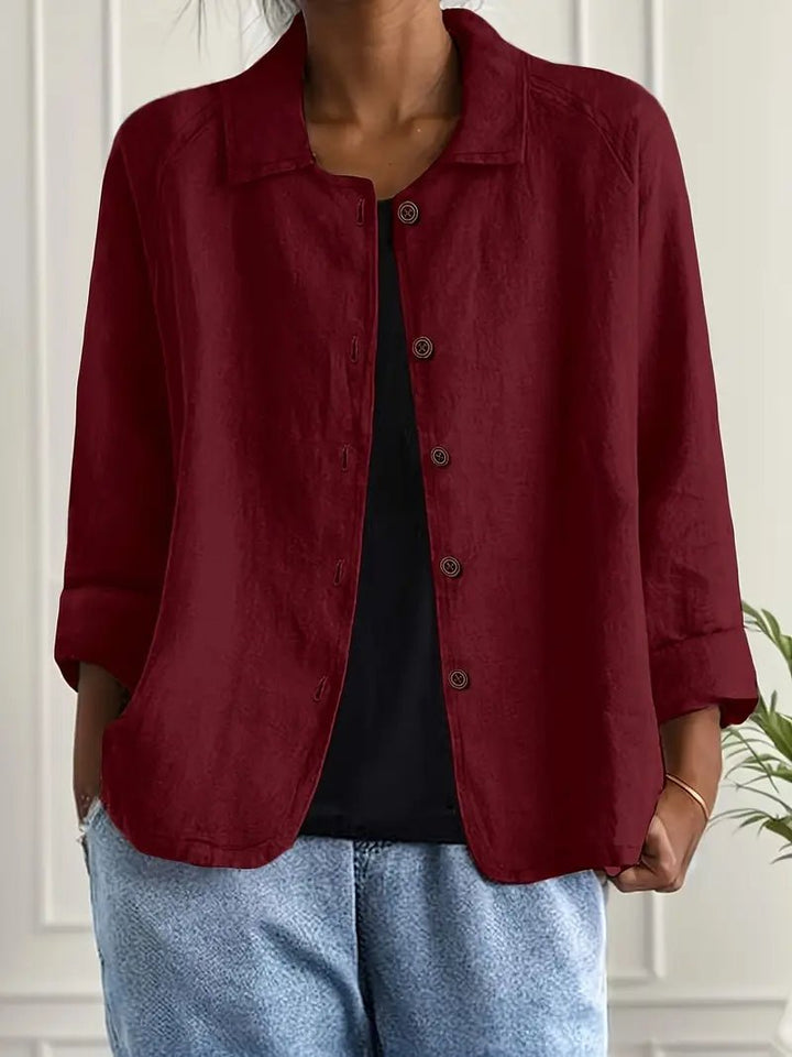 Mathilda | Entspannter Langarm-Blazer mit Knopfleiste