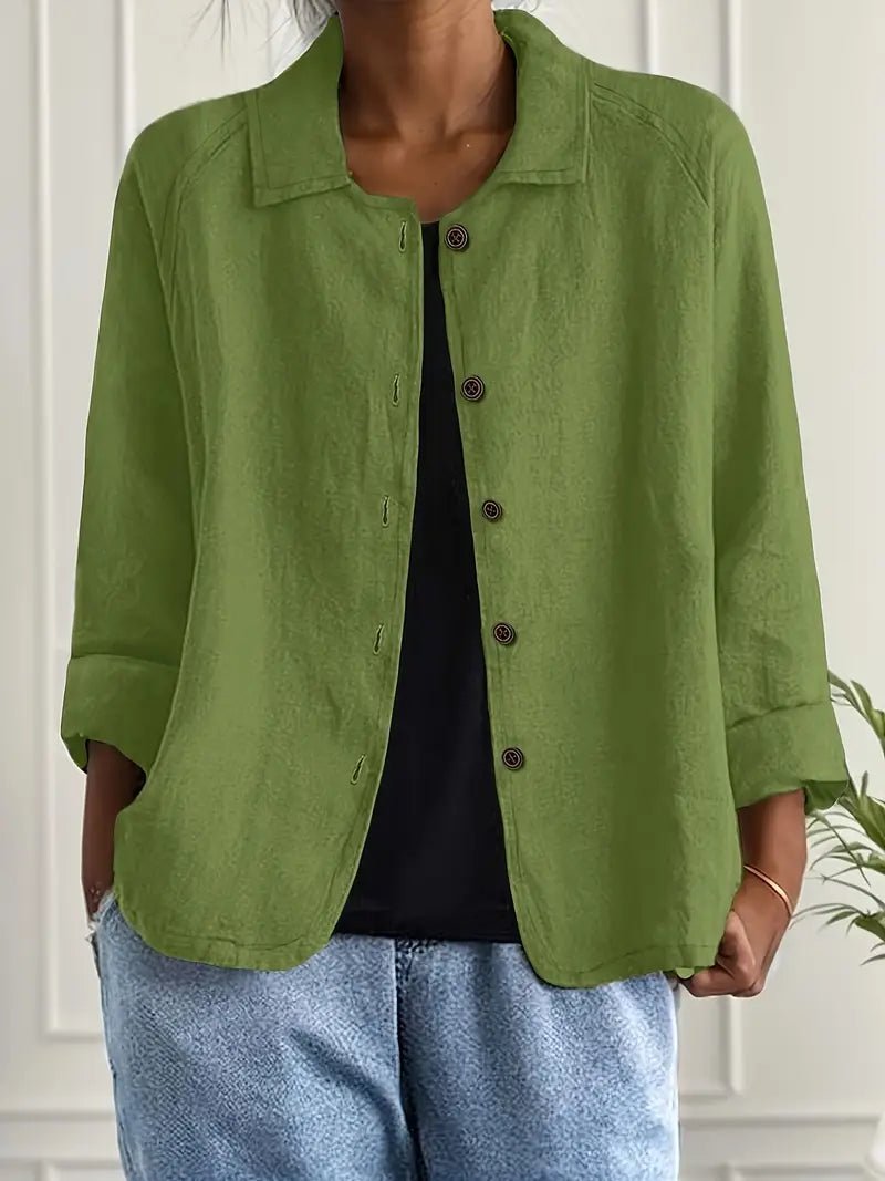 Mathilda | Entspannter Langarm-Blazer mit Knopfleiste