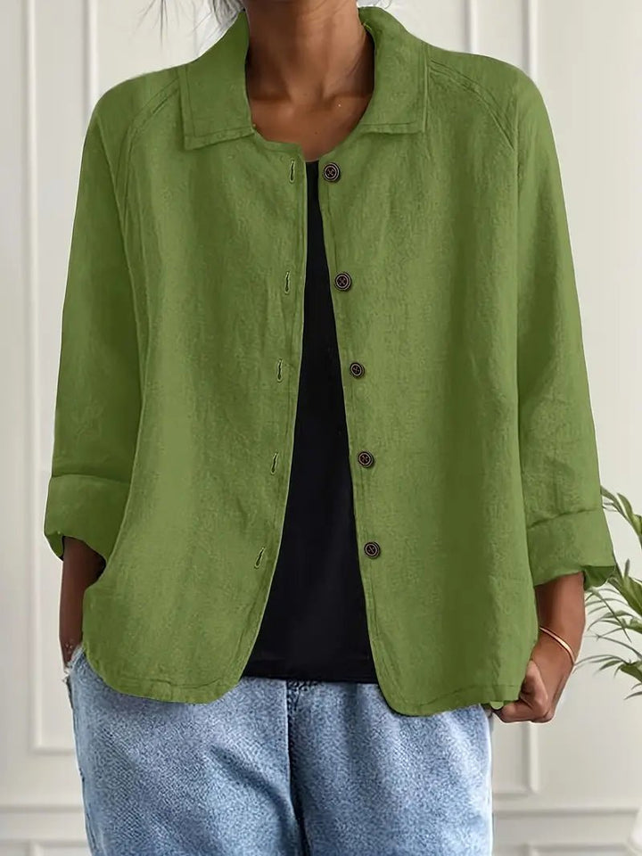 Mathilda | Entspannter Langarm-Blazer mit Knopfleiste