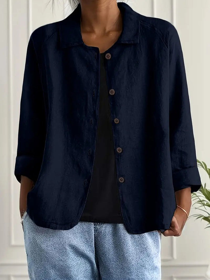 Mathilda | Entspannter Langarm-Blazer mit Knopfleiste