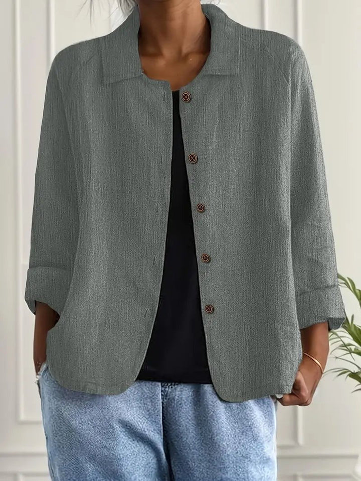 Mathilda | Entspannter Langarm-Blazer mit Knopfleiste