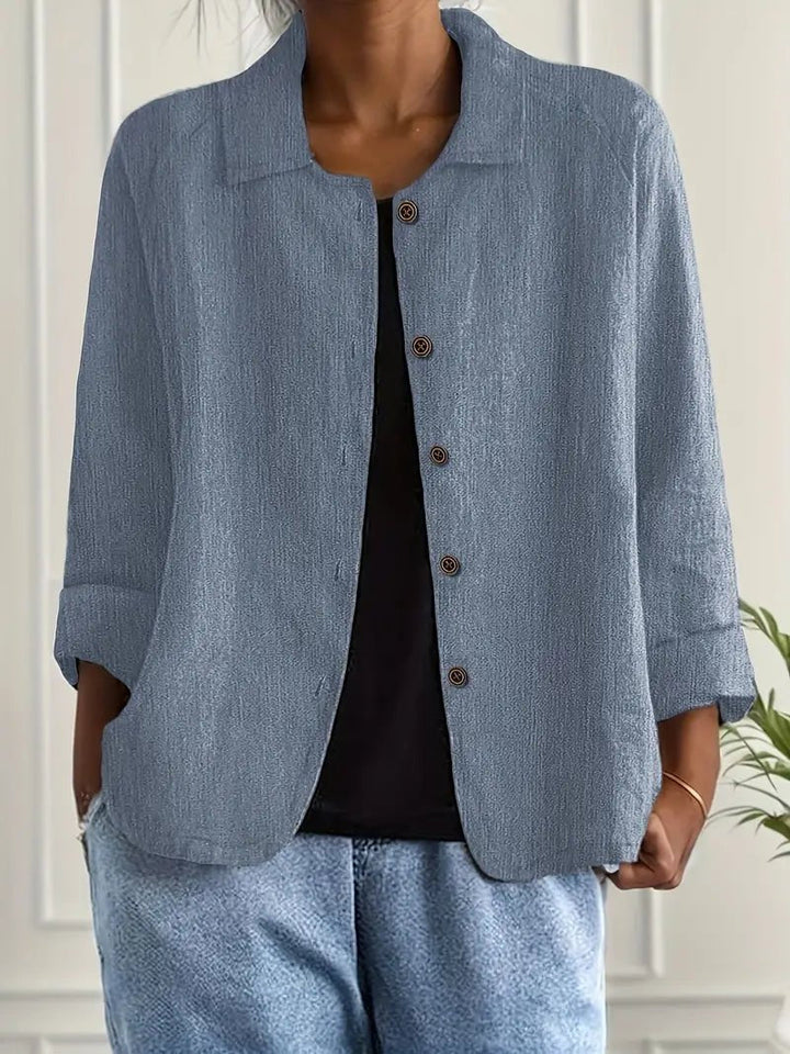 Mathilda | Entspannter Langarm-Blazer mit Knopfleiste