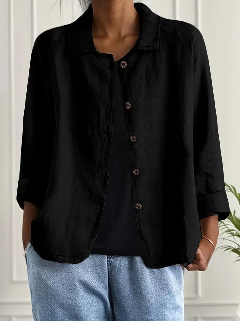 Mathilda | Entspannter Langarm-Blazer mit Knopfleiste