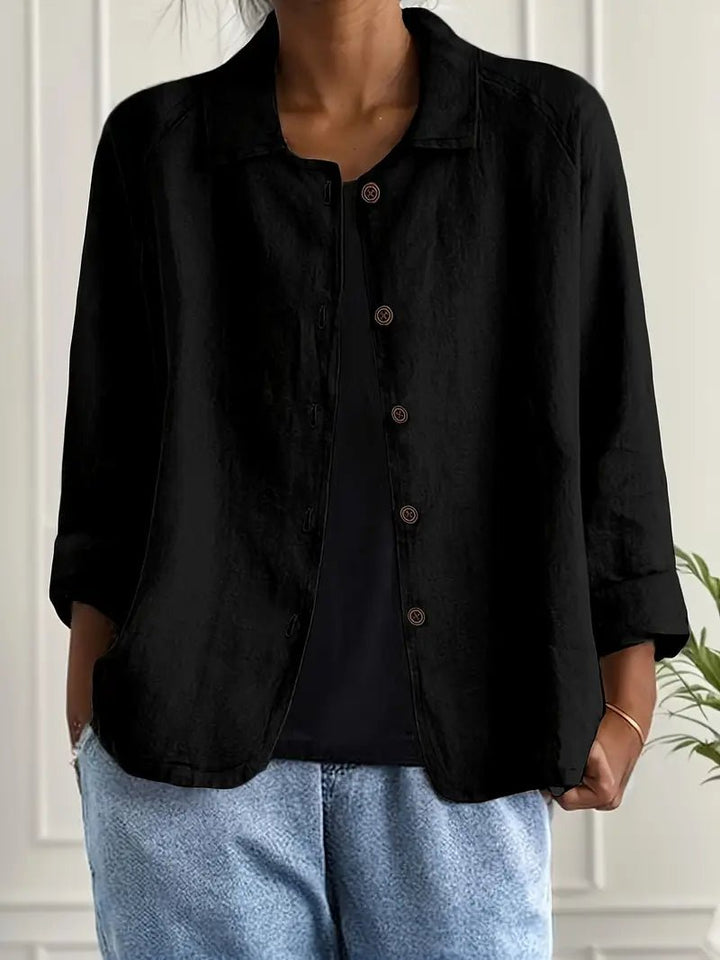 Mathilda | Entspannter Langarm-Blazer mit Knopfleiste