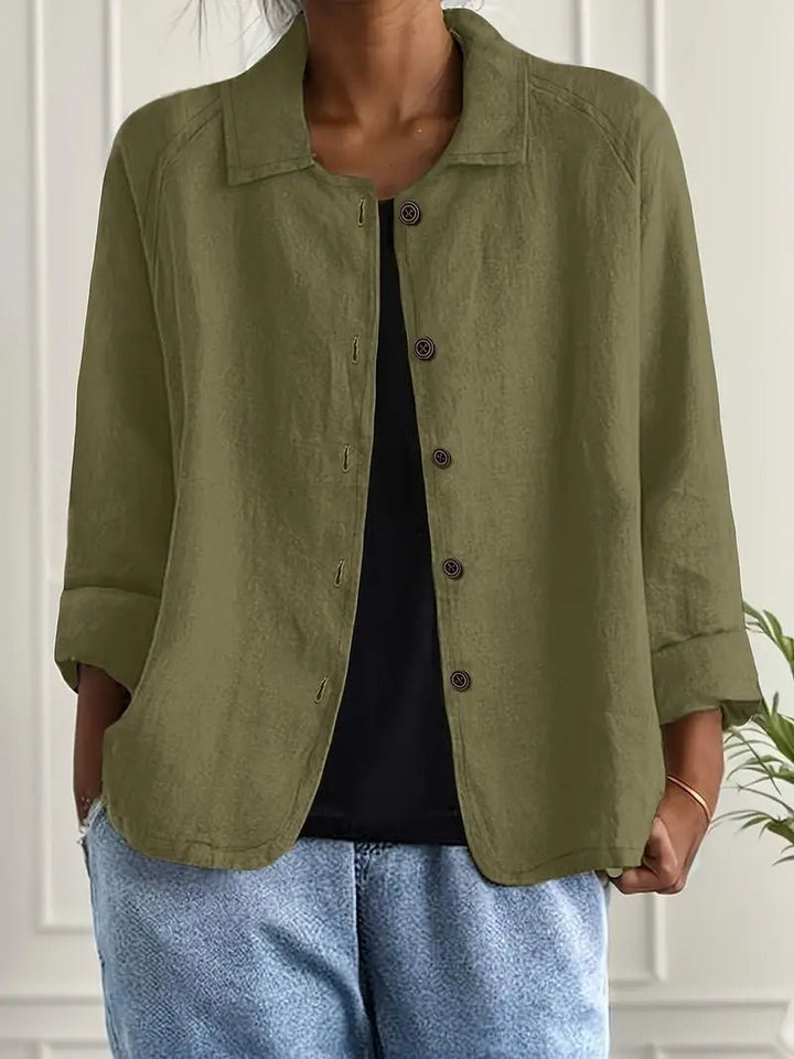 Mathilda | Entspannter Langarm-Blazer mit Knopfleiste