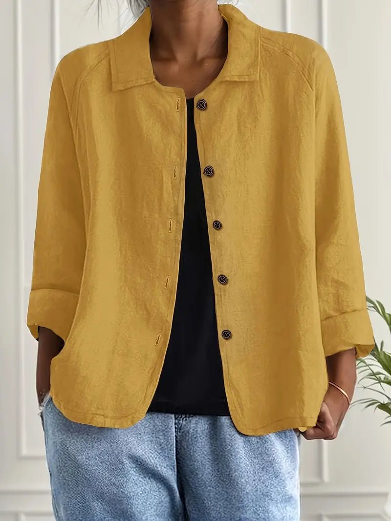 Mathilda | Entspannter Langarm-Blazer mit Knopfleiste