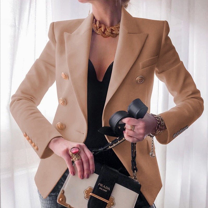 Mia | Zweireihiger Blazer mit Goldknöpfen