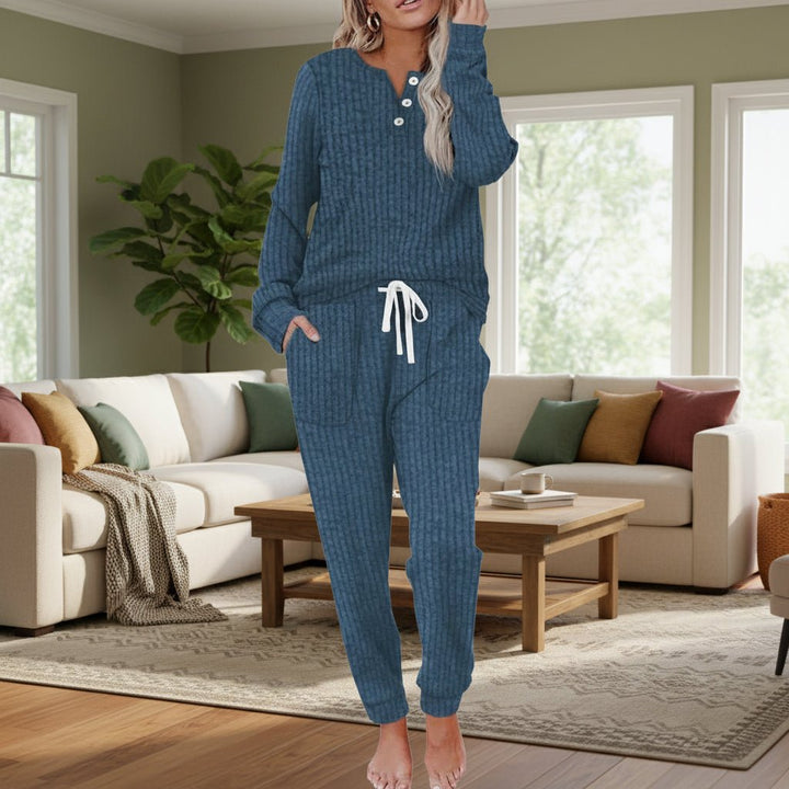 Kordula | Gemütliches Loungewear-Set mit Knopfleiste