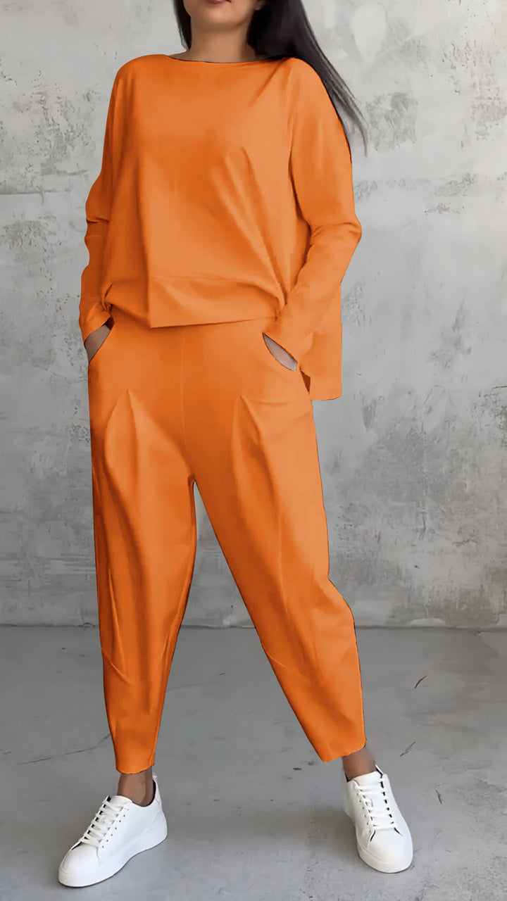 Rowena | Weiches Strick-Set mit lockerem Oberteil