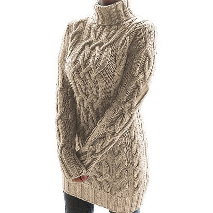 Elisabeth | Gemütliches Rollkragen-Strickkleid