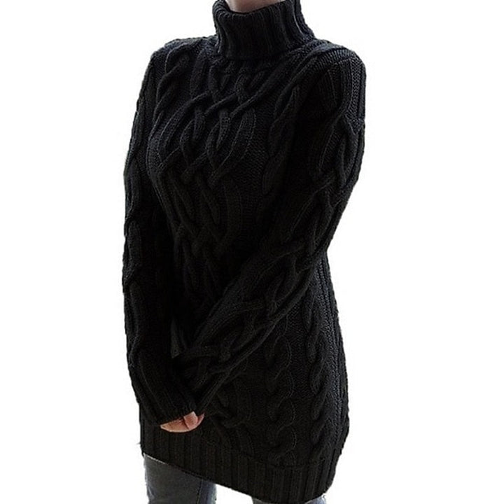 Elisabeth | Gemütliches Rollkragen-Strickkleid