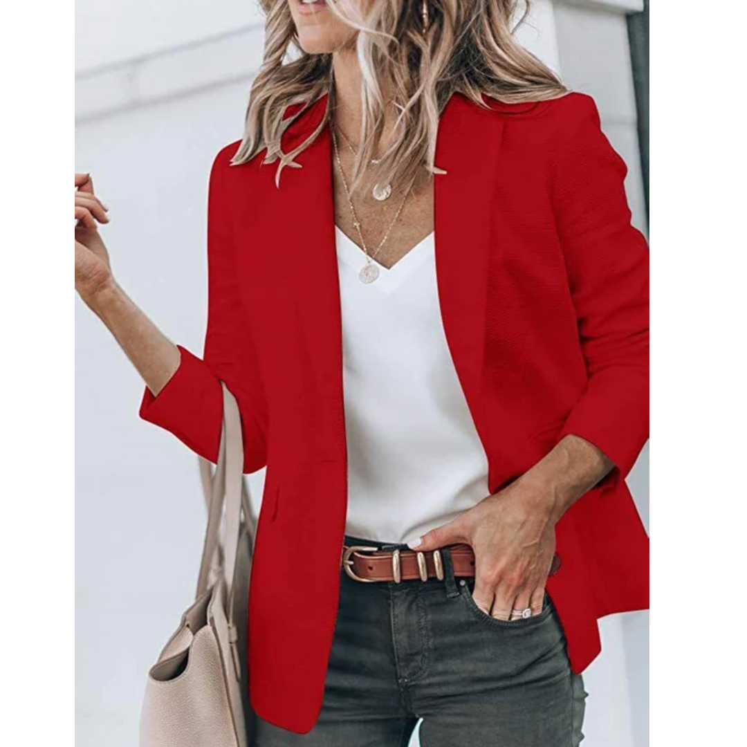 Gudrun | Taillierter Blazer mit Pattentaschen