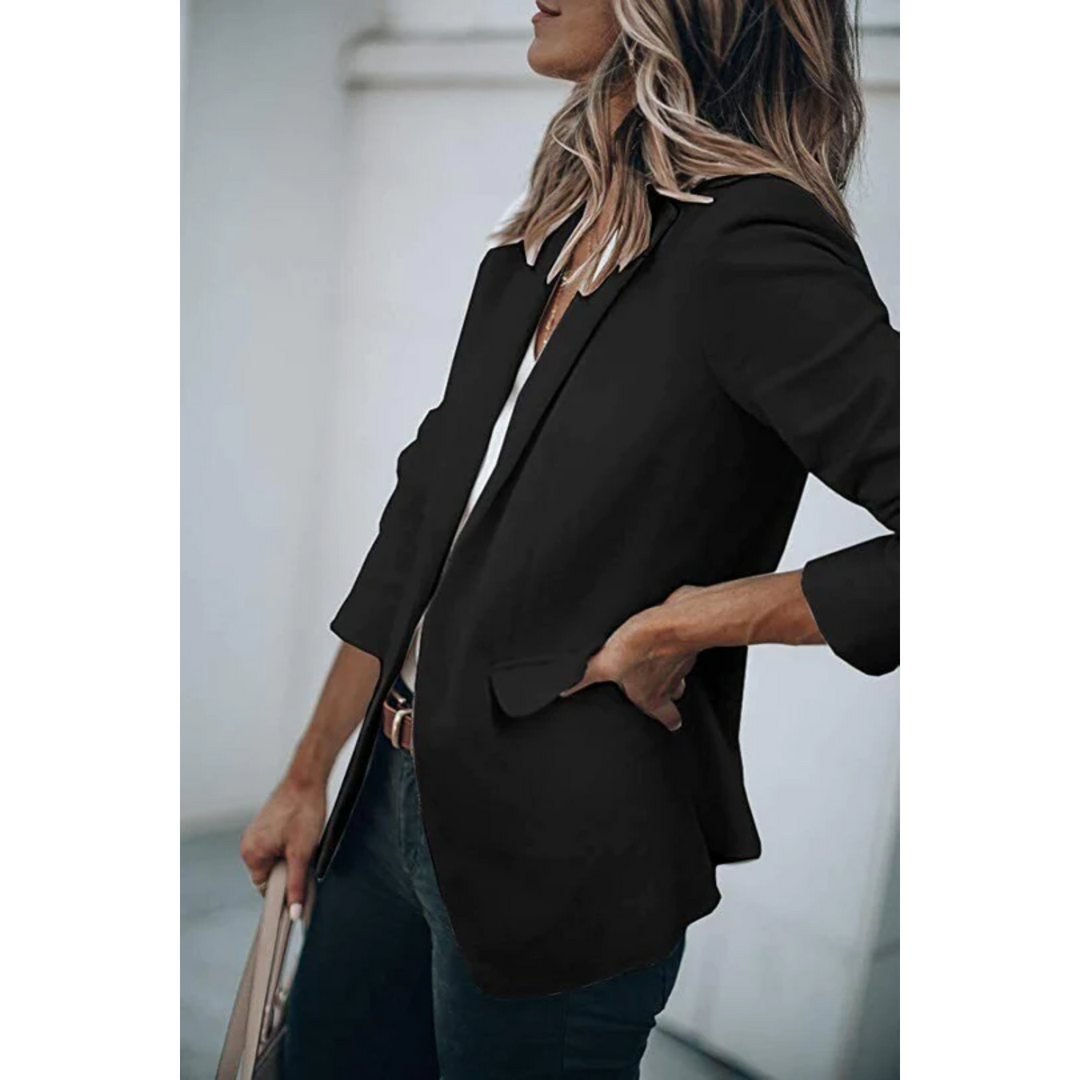 Gudrun | Taillierter Blazer mit Pattentaschen