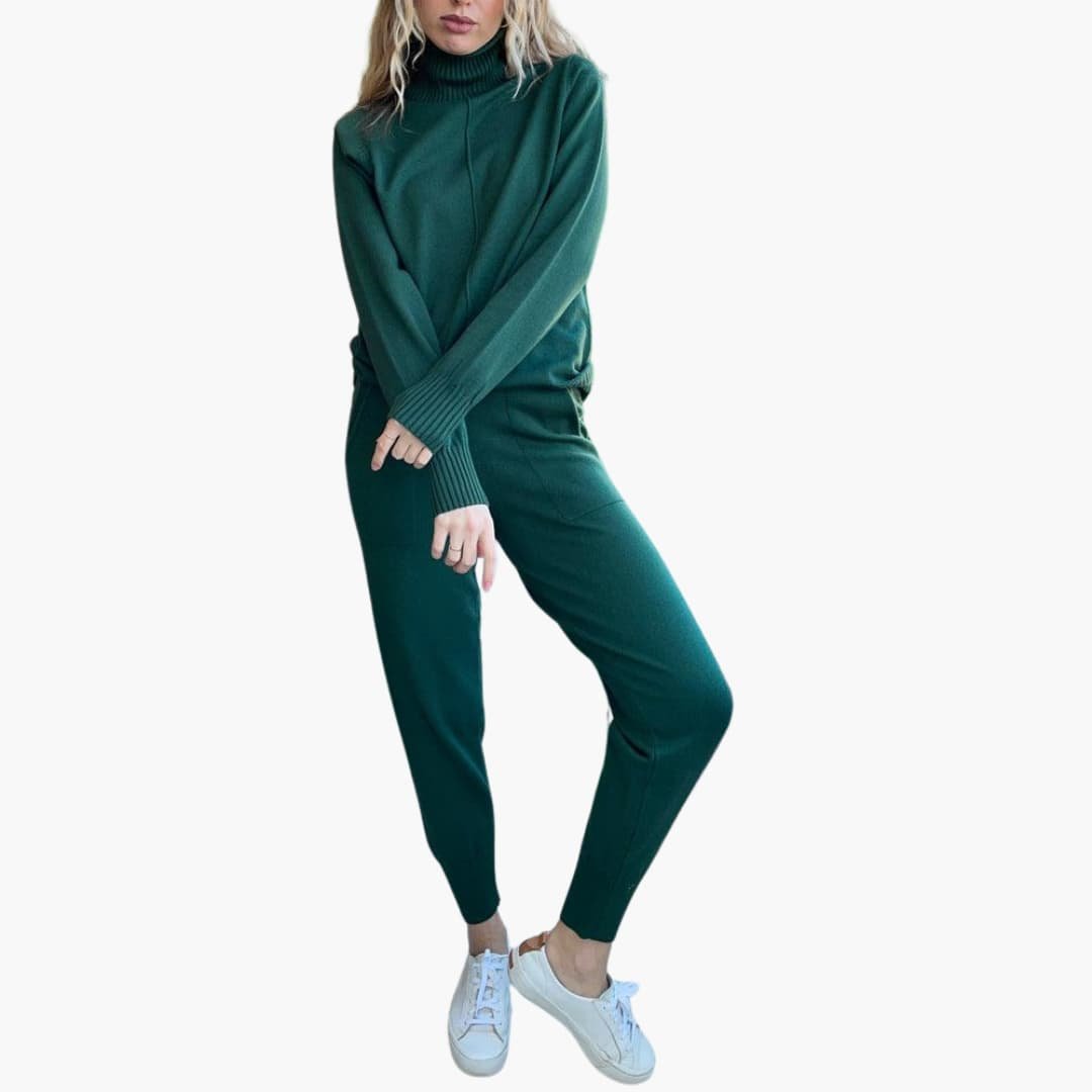 Bettina | Kuscheliges Strick-Set mit Rollkragen