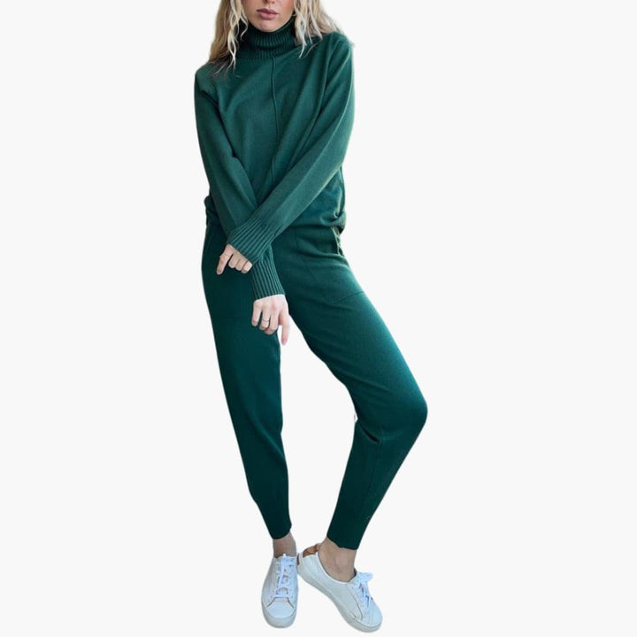 Bettina | Kuscheliges Strick-Set mit Rollkragen