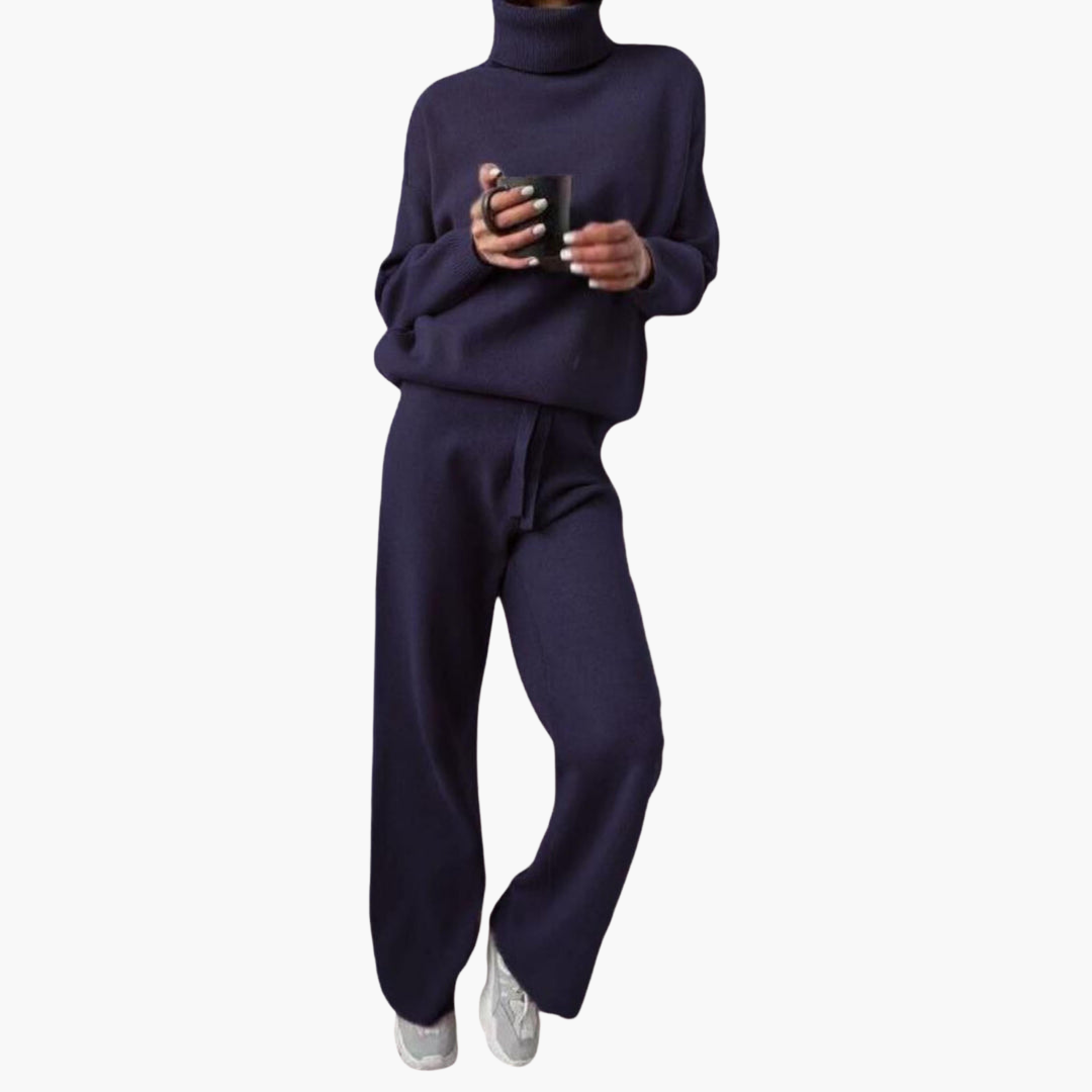 Rosi | Minimalistisches Strick-Set mit weitem Bein