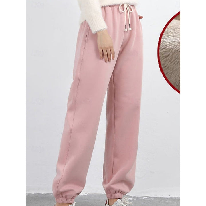 Wanda | Warme Fleece-Jogginghose mit hohem Bund