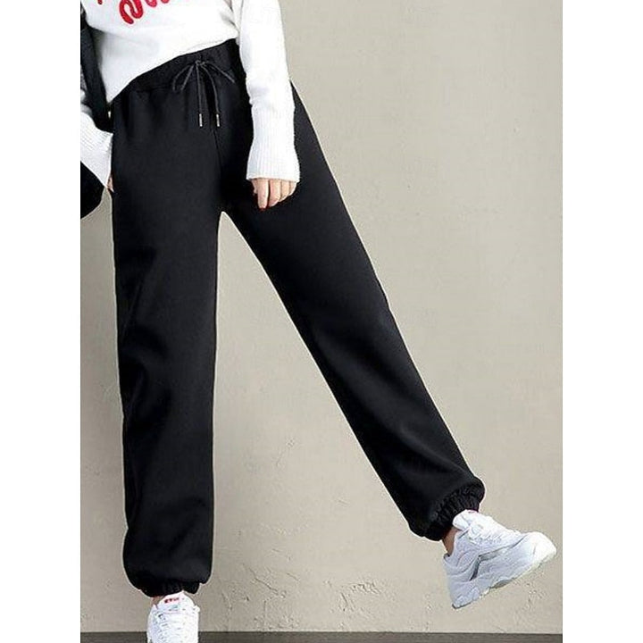 Wanda | Warme Fleece-Jogginghose mit hohem Bund