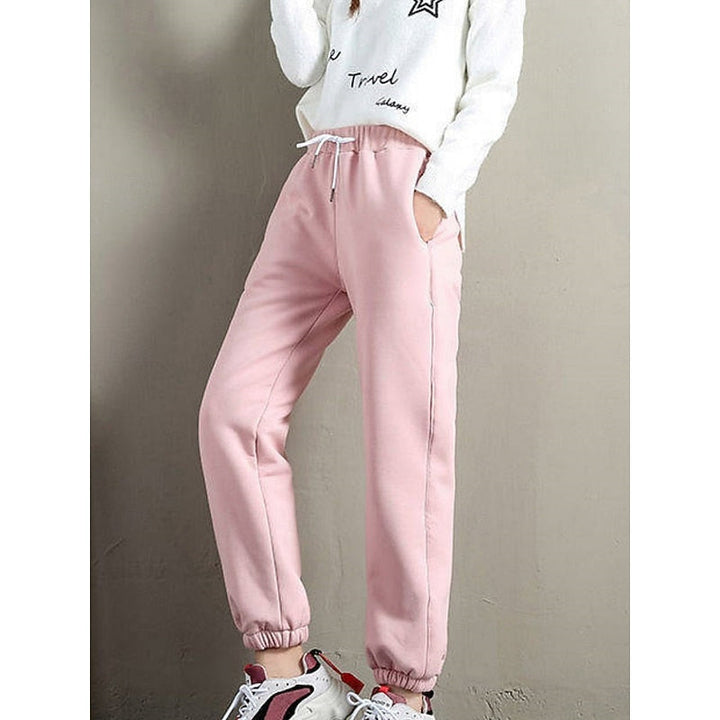 Wanda | Warme Fleece-Jogginghose mit hohem Bund