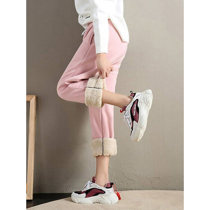 Wanda | Warme Fleece-Jogginghose mit hohem Bund