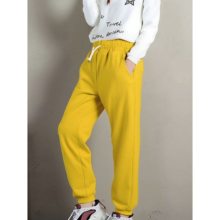 Wanda | Warme Fleece-Jogginghose mit hohem Bund