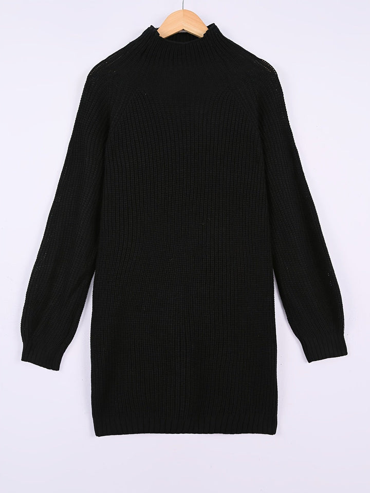 Sophia | Oversize-Pulloverkleid aus Rippstrick
