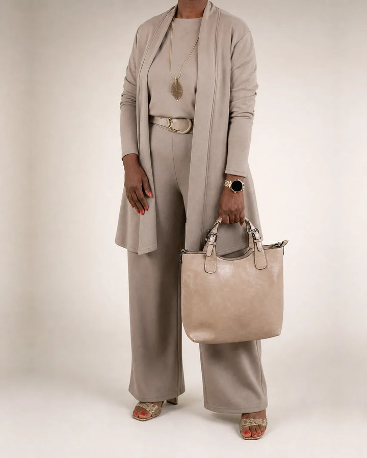 Gerlinde | Eleganter Dreiteiler mit langem Cardigan
