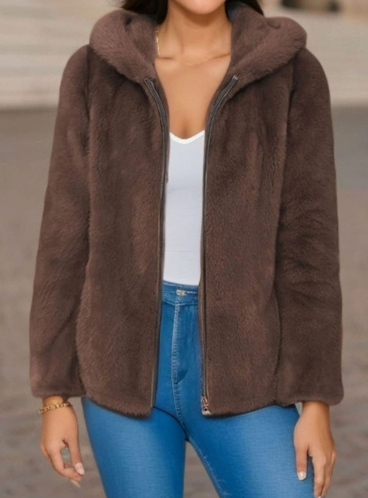 Anke | Teddyjacke mit Fallschultern