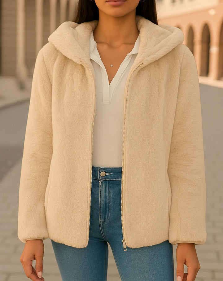 Anke | Teddyjacke mit Fallschultern